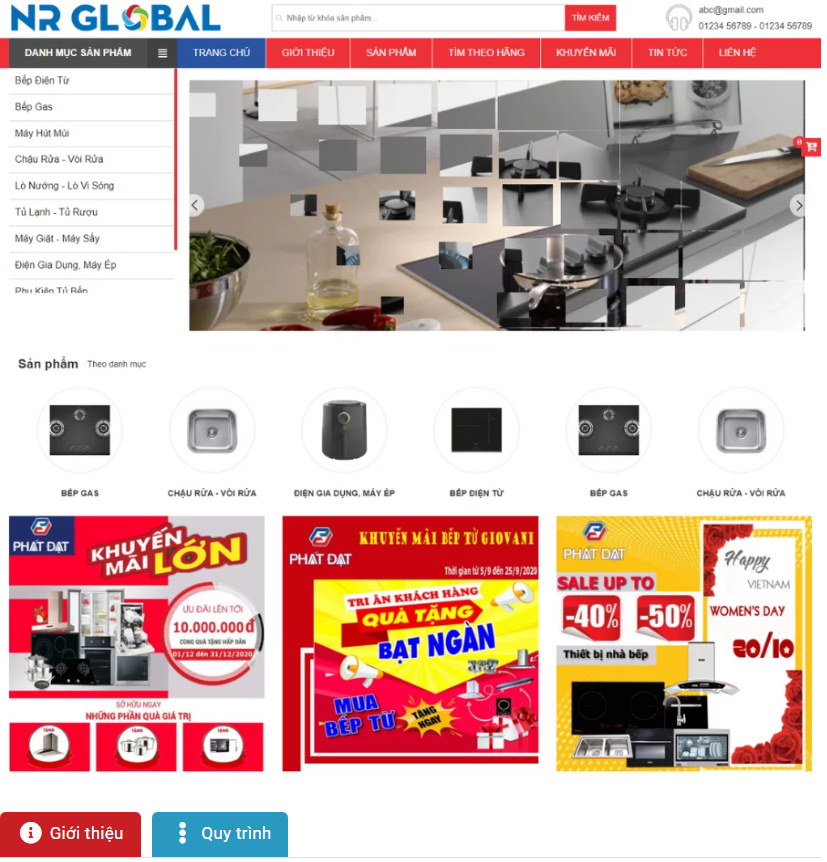 lợi ích khi thiết kế website đồ gia dụng