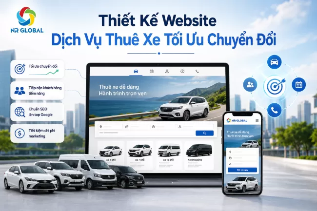 Thiết Kế Website Dịch Vụ Thuê Xe Tối Ưu Chuyển Đổi