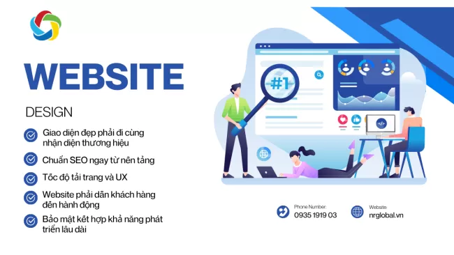Giao diện website đẹp phải đi cùng nhận diện thương hiệu