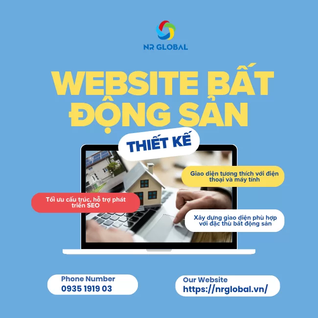 Dịch Vụ Thiết Kế Website Bất Động Sản Chuẩn SEO, Tối Ưu Chuyển Đổi